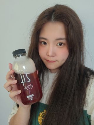 클린24시간 1BOX(5포) + 전용보틀(500ml) — 5점을 준 리뷰어가 2023년 8월 올린 사용 사진