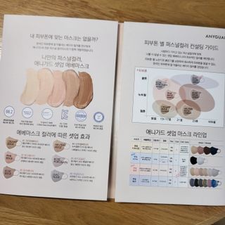 애니가드 셋업메베마스크 (대형 4컬러 + 중형 4컬러) — 5점을 준 리뷰어가 2022년 4월 올린 사용 사진