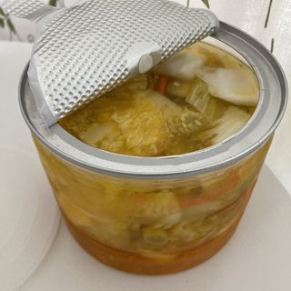 셰프애찬 단호박 백김치 1kg — 5점을 준 리뷰어가 2022년 10월 올린 사용 사진