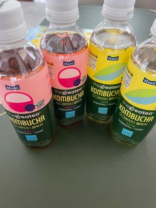 더그레잇티 콤부차 [매일유업] 더그레잇티 44kcal 콤부차 300ml *12개입 (오리지널 6개+베리리치 6개) — 5점을 준 리뷰어가 2023년 7월 올린 사용 사진