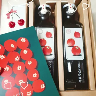 [바이윙클] 페르시아 유기농 석류 착즙주스 750ml 2병 + 선물박스 세트 — 5점을 준 리뷰어가 2022년 3월 올린 사용 사진