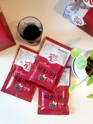 서울약사신협_내몸애생발란스아로니아_70ml x 30포 — 5점을 준 리뷰어가 2021년 6월 올린 사용 사진