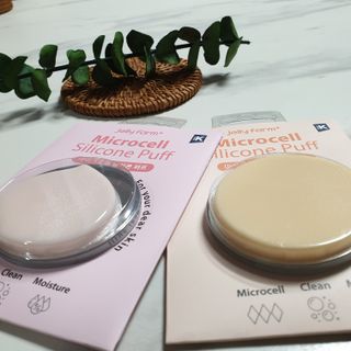 젤리팜 마이크로셀 실리콘퍼프 피치,오렌지 — 2점을 준 리뷰어가 2021년 10월 올린 사용 사진