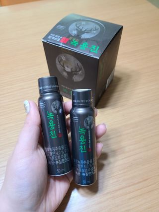 [풀무원] 녹용진 50ml 9입 — 5점을 준 리뷰어가 2021년 3월 올린 사용 사진