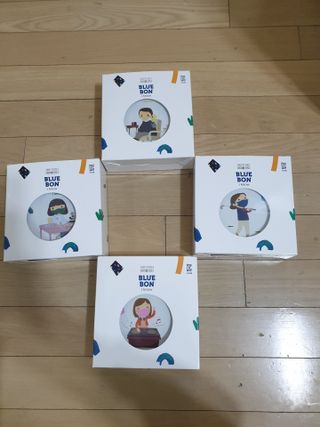 [블루 본 아이노우] 유아용 컬러마스크 40 PCS SET 2중 택 1 — 5점을 준 리뷰어가 2021년 5월 올린 사용 사진