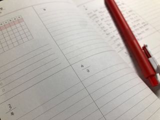 리훈 2023년 하고싶은말 다이어리 만년형(세로/가로) — 5점을 준 리뷰어가 2022년 11월 올린 사용 사진