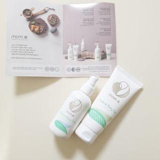 mom e 맘이 내추럴 베이비 케어 크림+바디오일 — 4점을 준 리뷰어가 2021년 1월 올린 사용 사진