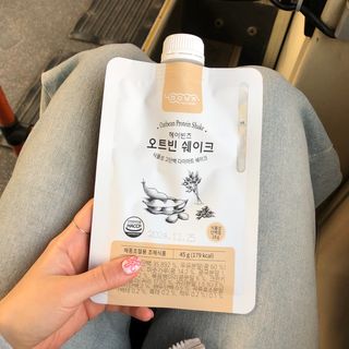 헤이빈즈 식사대용 식물성단백질 다이어트쉐이크 파우치 5일분 — 4점을 준 리뷰어가 2023년 3월 올린 사용 사진