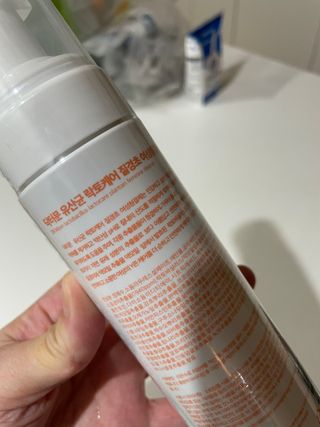 MF프리 [닥터문] 유산균 락토케어 질경초 여성청결제 200ml (폼타입) — 4점을 준 리뷰어가 2022년 9월 올린 사용 사진