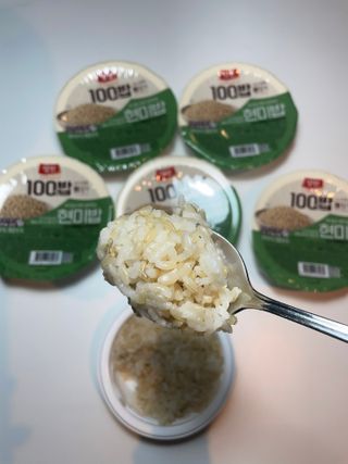 [구매평]양반 동원 양반 100밥 현미밥, 130g, 12개 — 5점을 준 리뷰어가 2025년 5월 올린 사용 사진