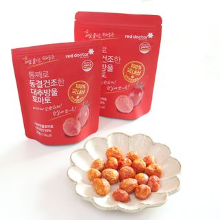 레드닥터 완숙토마토 + 통째로 동결건조한 대추방울토마토 — 5점을 준 리뷰어가 2022년 11월 올린 사용 사진