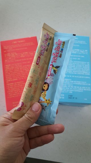 다나음 셀렌에 빠진 아연면역젤리 열대과일맛+사과맛 — 5점을 준 리뷰어가 2021년 3월 올린 사용 사진