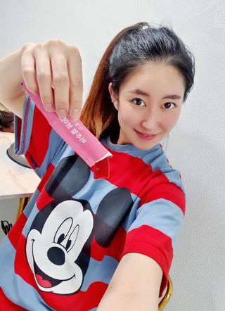 필리브 비주얼 브이스틱 — 5점을 준 리뷰어가 2021년 6월 올린 사용 사진