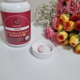 웨일섬 프리미엄 로즈힙 엘라스틴 링곤베리 퓨레 글루타치온 정 — 5점을 준 리뷰어가 2023년 7월 올린 사용 사진