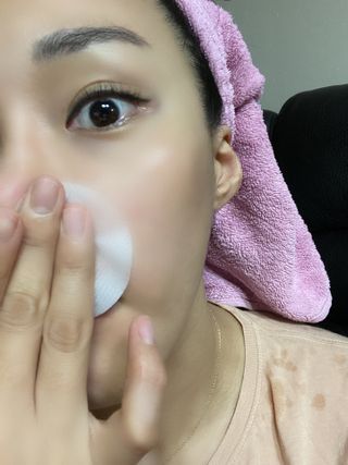 키노닉스 카모 클렌징 패드 — 5점을 준 리뷰어가 2021년 8월 올린 사용 사진