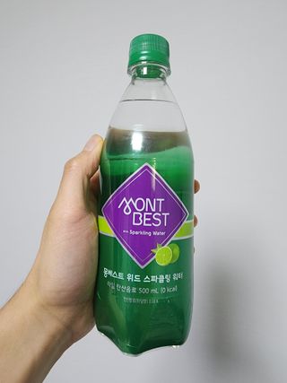 몽베스트 Montbest with Sparkling water Lime20병 — 5점을 준 리뷰어가 2022년 12월 올린 사용 사진