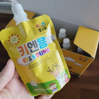 [몸엔용] 어린이, 초등학생의 영양간식 달콤 국산녹용 키엔용  80ml x 10포 — 5점을 준 리뷰어가 2021년 7월 올린 사용 사진