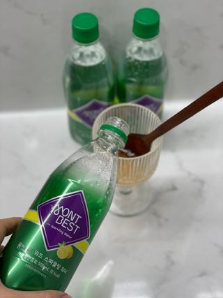 몽베스트 Montbest with Sparkling water Lemon OR Lime 20병(랜덤) — 5점을 준 리뷰어가 2023년 1월 올린 사용 사진