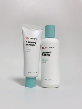리더스코스메틱 리더스 카밍 바이오틱스 #1등 진정 기획세트 [에센스 워터150ml + 크림 마스크80ml] — 5점을 준 리뷰어가 2022년 9월 올린 사용 사진