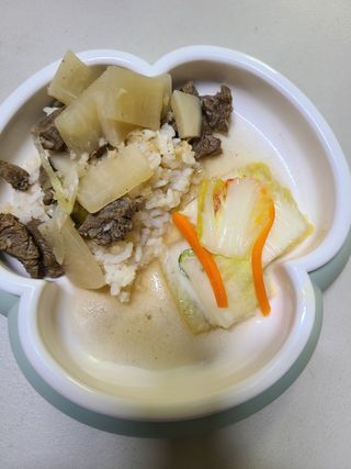 셰프애찬 단호박 백김치 1kg — 4점을 준 리뷰어가 2022년 10월 올린 사용 사진