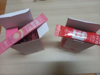 인디닥터 면역 생생 핑크 이뮨 젤리 + 타이탄 BCAA 프로틴 젤리스틱 — 5점을 준 리뷰어가 2022년 4월 올린 사용 사진