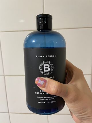 블랙페블 올인원 워시 쿨 웨이브 500ml — 4.5점을 준 리뷰어가 2021년 5월 올린 사용 사진