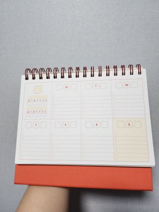 리훈 곰부 세우는 체크리스트 위클리 탁상 플래너 주간 일주일 계획표 — 5점을 준 리뷰어가 2023년 3월 올린 사용 사진