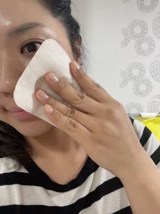 디어엘로디 오가닉 무표백 건티슈 — 5점을 준 리뷰어가 2022년 8월 올린 사용 사진