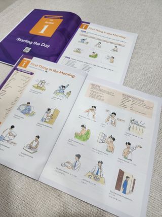 [웅진컴퍼스 EEA] 일상영어표현 낭독편+액티비티북 — 5점을 준 리뷰어가 2023년 7월 올린 사용 사진
