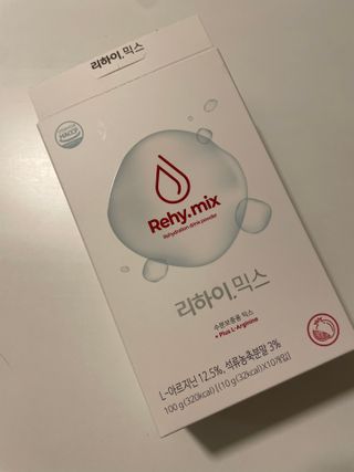 리하이.믹스 수분보충용믹스 리하이.믹스 (Rehy.mix) — 5점을 준 리뷰어가 2022년 5월 올린 사용 사진