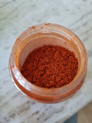 [서울시스터즈] 김치시즈닝 국내 최초 뿌려먹는 김치파우더 100g 1개+ 신제품 김치스낵 90g 2개 — 4점을 준 리뷰어가 2021년 10월 올린 사용 사진