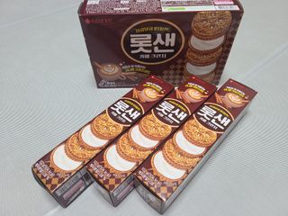 롯데제과 롯샌 카페크런치 — 5점을 준 리뷰어가 2021년 10월 올린 사용 사진