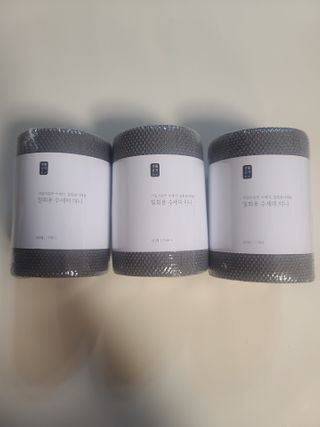 [생활공작소] 일회용 수세미 미니_그레이 60매 x 3입 — 5점을 준 리뷰어가 2021년 2월 올린 사용 사진