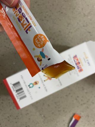베거스코리아 [콜리케어] 키즈 홍삼콜리 딸기맛 14포 — 5점을 준 리뷰어가 2021년 10월 올린 사용 사진