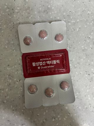 [리노브] 4세대 활성엽산 액티폴릭 270mg x 30정 — 5점을 준 리뷰어가 2022년 8월 올린 사용 사진
