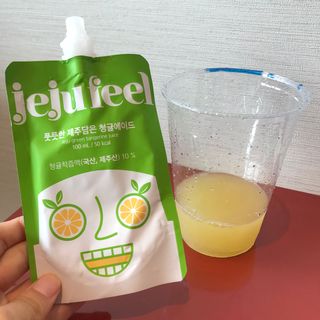 JEJUFEEL 풋풋한 제주담은 청귤에이드 — 5점을 준 리뷰어가 2022년 9월 올린 사용 사진