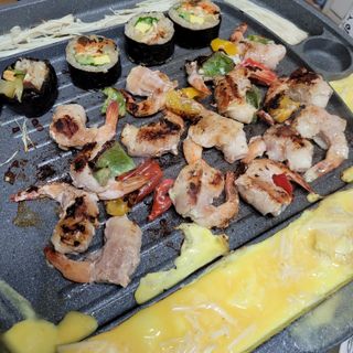 [다물꼬치] 삼겹새우롤꼬치 5개입 350g  + 데리야끼소스 120g + 매운고추소스 120g — 5점을 준 리뷰어가 2021년 10월 올린 사용 사진