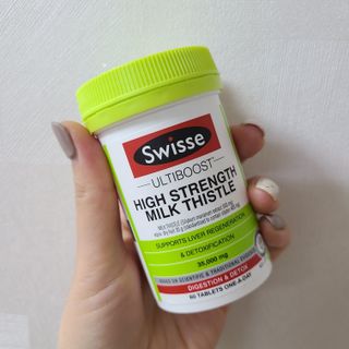 Swisse 스위스 고함량 밀크씨슬 35,000mg 60정 — 5점을 준 리뷰어가 2021년 11월 올린 사용 사진