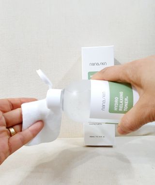나나스킨 하이드로릴렉싱토너 — 5점을 준 리뷰어가 2021년 5월 올린 사용 사진