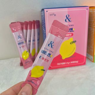 비타앤C 레몬맛, 망고맛 — 4점을 준 리뷰어가 2021년 6월 올린 사용 사진