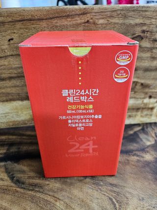 클린24시간 레드박스 1BOX(5포) + 전용보틀(500ml) — 5점을 준 리뷰어가 2024년 2월 올린 사용 사진