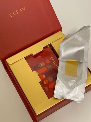 프리마인 귀족의 콜라겐, 92배 흡수율. 럭셔리 프리미엄 셀라브 콜라겐필름 30매 — 5점을 준 리뷰어가 2022년 8월 올린 사용 사진