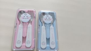 유비맘 스푼포크 케이스 세트 1+1 _컬러랜덤 발송 — 5점을 준 리뷰어가 2021년 3월 올린 사용 사진