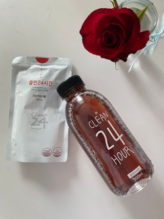 클린24시간 1BOX(5포) + 전용보틀(500ml) — 5점을 준 리뷰어가 2023년 2월 올린 사용 사진