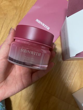 SOONWITH 바이오 수퍼 아쿠아 하이드로 젤 크림 — 5점을 준 리뷰어가 2021년 3월 올린 사용 사진