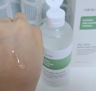 나나스킨 하이드로릴렉싱토너 — 5점을 준 리뷰어가 2021년 6월 올린 사용 사진