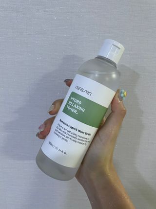 나나스킨 하이드로릴렉싱토너 — 5점을 준 리뷰어가 2021년 5월 올린 사용 사진