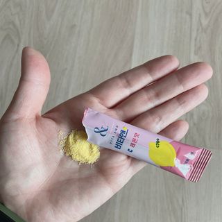 비타앤C 레몬맛, 망고맛 — 5점을 준 리뷰어가 2021년 6월 올린 사용 사진