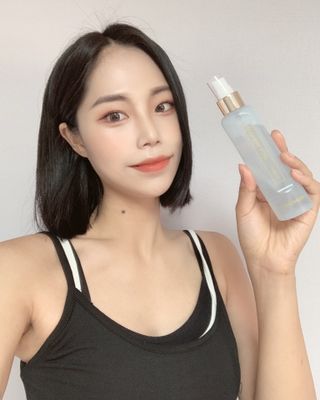 멈칫 X 최준 헤어 앤 바디미스트 소프트블루솝, 마젠타레이디 2종 — 5점을 준 리뷰어가 2021년 8월 올린 사용 사진