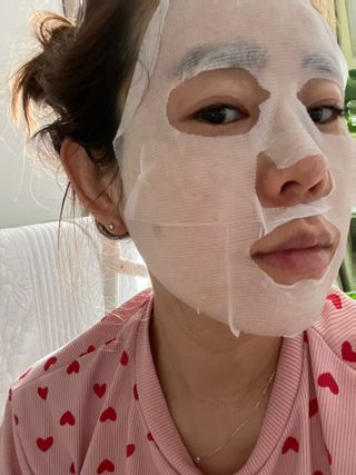 [후르디아] 골라쓰는 비건마스크팩 2종 -백년초 / 망고 — 4.5점을 준 리뷰어가 2021년 12월 올린 사용 사진